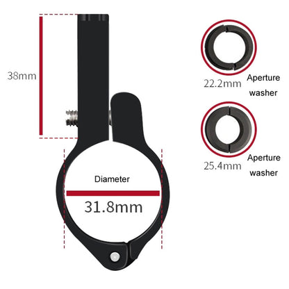 Support de téléphone en alliage d'aluminium ENLEE pour vélo, support de navigation fixe