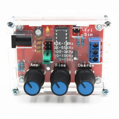 XR2206 High Precision Signal Generator DIY Kit Sine Triangle Square Waves 1Hz-1MHz Frequency Range, Parts, Welding
