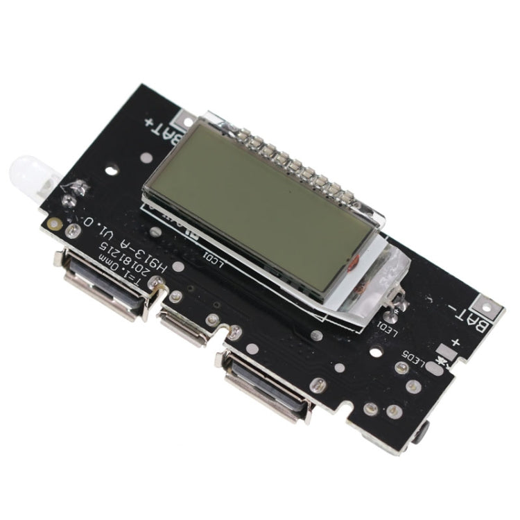 Module de chargeur double batterie USB18650, carte mère de charge avec affichage numérique pour batterie Li-Ion DIY, port de charge 5V 1A 2.1A