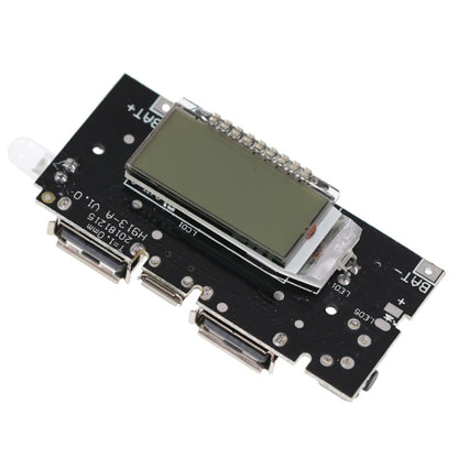 Module de chargeur double batterie USB18650, carte mère de charge avec affichage numérique pour batterie Li-Ion DIY, port de charge 5V 1A 2.1A