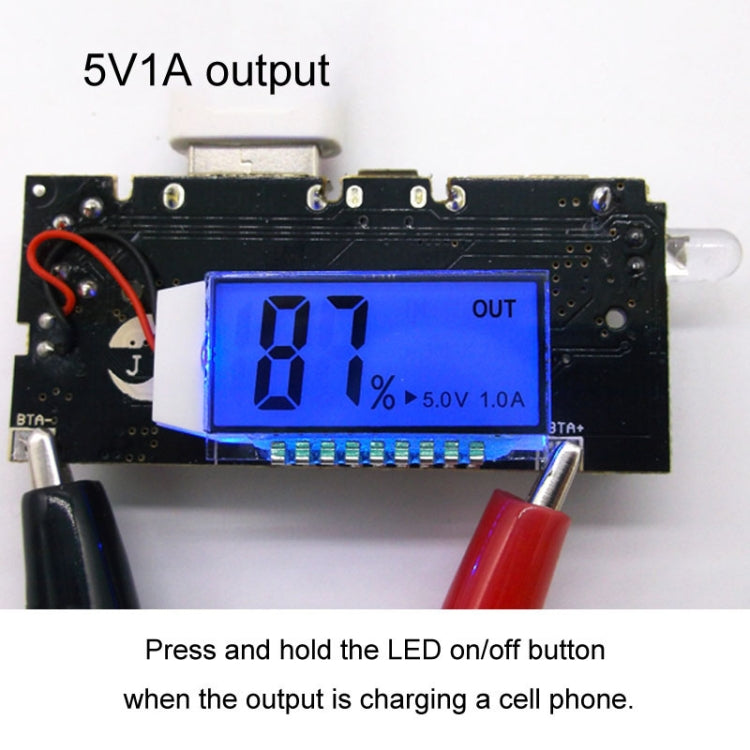 Module de chargeur double batterie USB18650, carte mère de charge avec affichage numérique pour batterie Li-Ion DIY, port de charge 5V 1A 2.1A