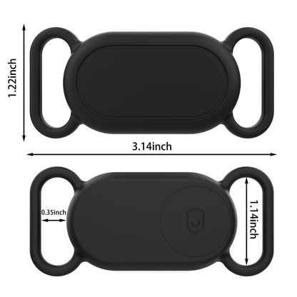For Samsung Galaxy SmartTag 2 Pet Silicone Life Waterproof Protective Case