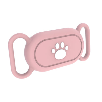 For Samsung Galaxy SmartTag 2 Pet Life Waterproof Silicone Protective Case, Black Cat Claw, Black Bone, Pink Cat Claw, Pink Bone, Deep Blue Cat Claw, Deep Blue Bone