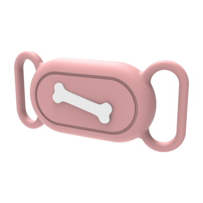 For Samsung Galaxy SmartTag 2 Pet Life Waterproof Silicone Protective Case, Black Cat Claw, Black Bone, Pink Cat Claw, Pink Bone, Deep Blue Cat Claw, Deep Blue Bone