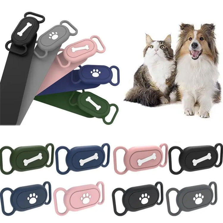 For Samsung Galaxy SmartTag 2 Pet Life Waterproof Silicone Protective Case