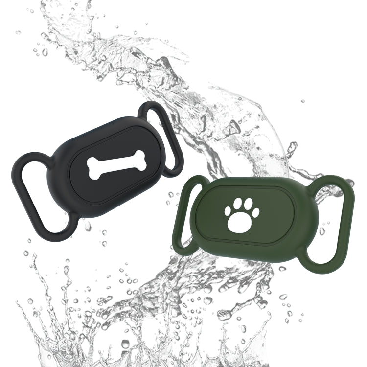 For Samsung Galaxy SmartTag 2 Pet Life Waterproof Silicone Protective Case
