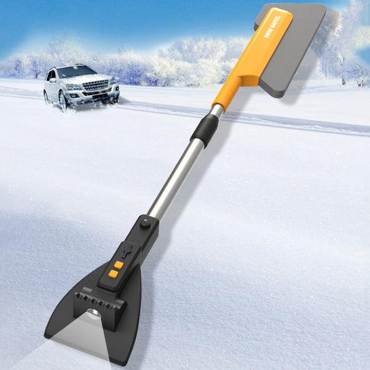 Car Multifunctional Telescopic Snow Shovel Glass Defrost De-icing Brush Winter Cleaning Tools, Ordinary, Light Model