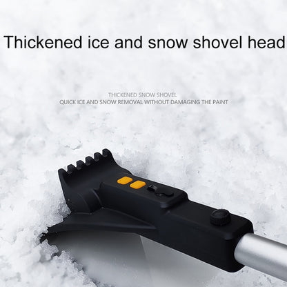 Car Multifunctional Telescopic Snow Shovel Glass Defrost De-icing Brush Winter Cleaning Tools, Ordinary, Light Model