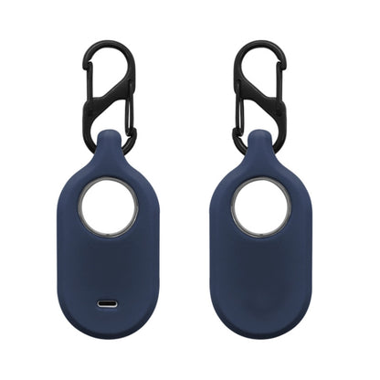 For Samsung Galaxy SmartTag2 With Key Ring Silicone Protective Case, S Buckle Pink, S Buckle Deep Blue, S Buckle Black, D Buckle Pink, D Buckle Deep Blue, D Buckle Black, Round Buckle Pink, Round Buckle Deep Blue, Round Buckle Black