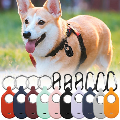 For Samsung Galaxy SmartTag2 With Key Ring Silicone Protective Case, S Buckle Pink, S Buckle Deep Blue, S Buckle Black, D Buckle Pink, D Buckle Deep Blue, D Buckle Black, Round Buckle Pink, Round Buckle Deep Blue, Round Buckle Black