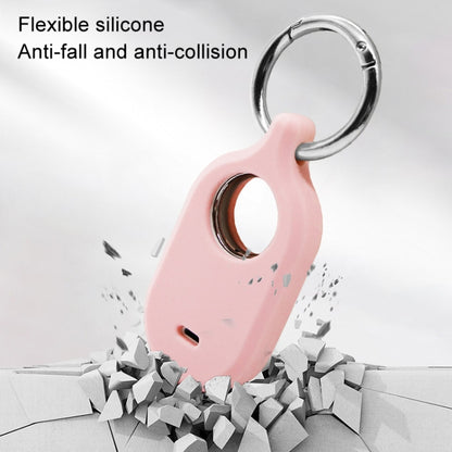 For Samsung Galaxy SmartTag2 With Key Ring Silicone Protective Case, S Buckle Pink, S Buckle Deep Blue, S Buckle Black, D Buckle Pink, D Buckle Deep Blue, D Buckle Black, Round Buckle Pink, Round Buckle Deep Blue, Round Buckle Black