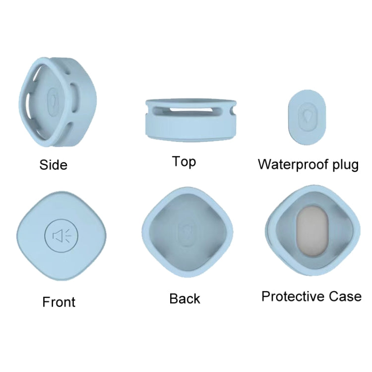 For Samsung Galaxy SmartTag Positioning Tracker Life Waterproof Silicone Protective Case