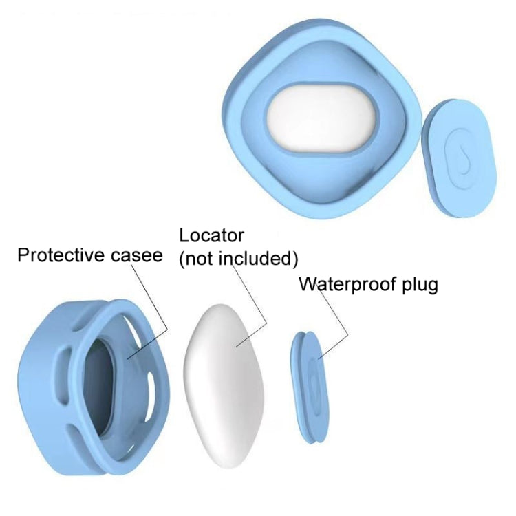 For Samsung Galaxy SmartTag Positioning Tracker Life Waterproof Silicone Protective Case
