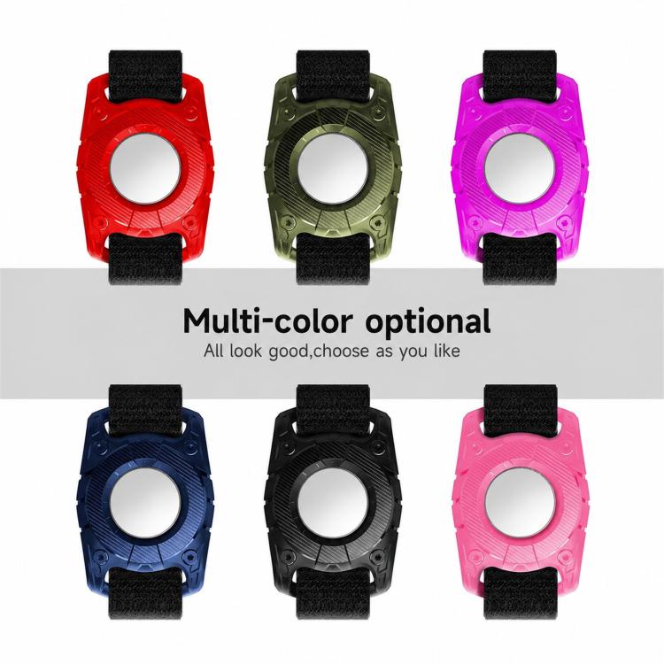 Pour bracelet de montre AirTag 2e génération / AirTag 1re génération, étui étanche IP67 avec bracelet à coller