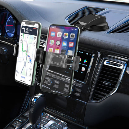 Car Dashboard Suction Cup Double Chuck Mobile Phone Holder
