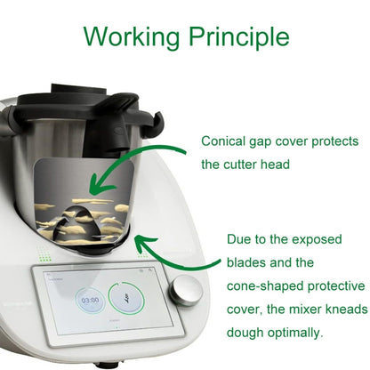 For Thermomix TM5 / TM6 Kitchen Machine Kneading Dough Blade Isolation Protective Cover, Blade Cover