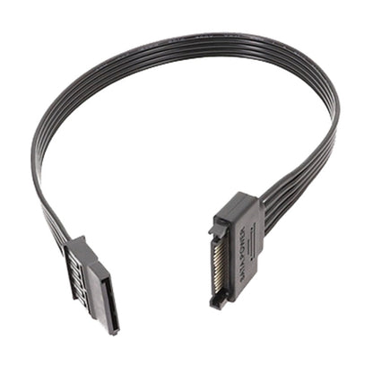 Power Supply SATA 15Pin Male And Female Extension Cable Durable Hard Disk Drive Power Connection Cables, 30cm 15Pin, 60cm 15Pin
