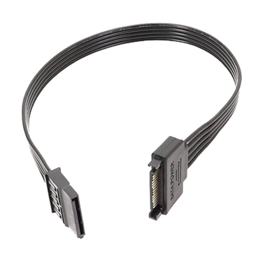 Power Supply SATA 15Pin Male And Female Extension Cable Durable Hard Disk Drive Power Connection Cables, 30cm 15Pin, 60cm 15Pin