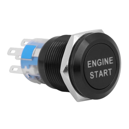 19MM Car Modification One-Button Start Switch Waterproof LED Metal Button