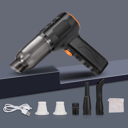 Car Vacuum Cleaner Large Suction Power Wireless Pump Inflatable Blower Handheld Small Vacuum Cleaner, Brush 200W+2 Filters+Storage Bag (Black), Brush 200W+3 Filters+Air Bag (Black), Brushless 260W+2 Filters+Storage Bag (Black)