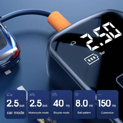 Gonfleur de pneu électrique portable pour voiture, filaire, sans fil standard, sans fil amélioré