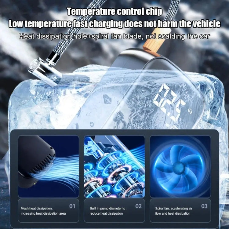 Gonfleur de pneu électrique portable pour voiture, filaire, sans fil standard, sans fil amélioré