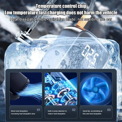 Gonfleur de pneu électrique portable pour voiture, filaire, sans fil standard, sans fil amélioré