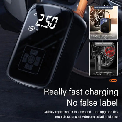 Gonfleur de pneu électrique portable pour voiture, filaire, sans fil standard, sans fil amélioré