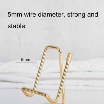 Wrought Iron Stable Desktop Tablet Phone Lazy Stand Office Business Card Holder