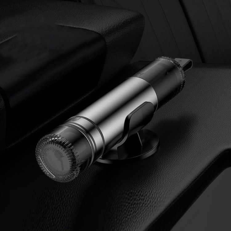 Car Glass Safety Hammer Multifunctional Emergency Escape Tool, Gray, Silver, Red, Black