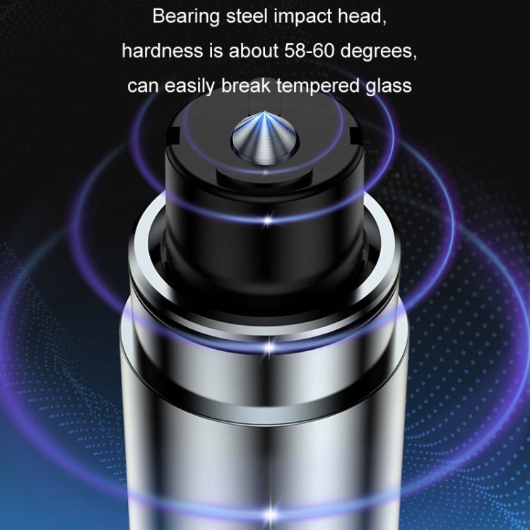 Car Glass Safety Hammer Multifunctional Emergency Escape Tool, Gray, Silver, Red, Black