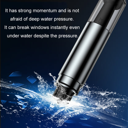 Car Glass Safety Hammer Multifunctional Emergency Escape Tool, Gray, Silver, Red, Black