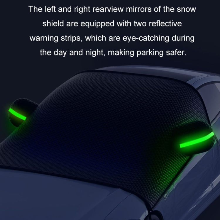 Car Front Windshield Snow and Anti-freeze Thickened Car Cover, Black Sedan, Black SUV, Black Red Sedan, Black Red SUV, Black Yellow Sedan, Black Yellow SUV
