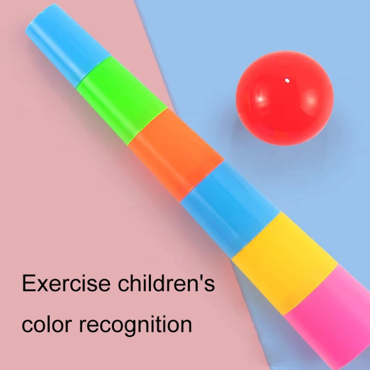 Nachtmarktstand Abnehmbare Wurf-Ring-Spiele Kinder Eltern-Kind-Spiele, 1 Turm 3 Ringe, 1 Turm 9 Ringe, 1 Turm+12 Ringe, 1 Turm 18 Ringe, 1 Turm 24 Ringe, 1 Turm+36 Ringe, 2 Türme 30 Ringe, 2 Türme 48 Ringe