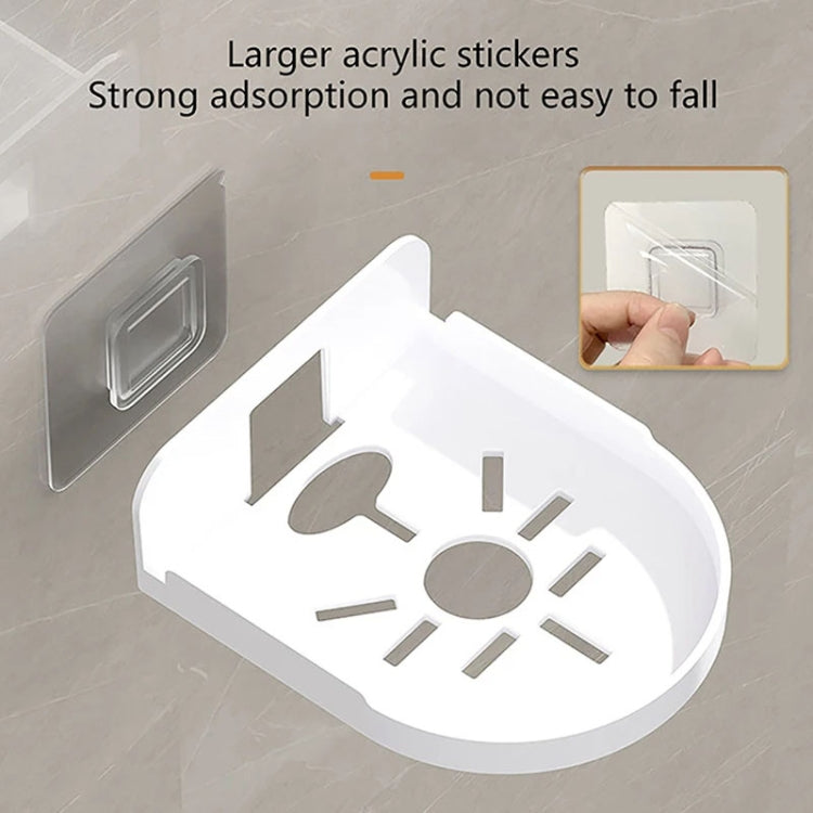 Traceless Wall Mounted Camera Bracket Home No-Punch Surveillance Rack Router Shelf, Transparent