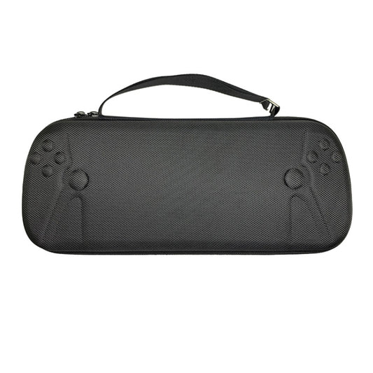 For Sony PlayStation Portal Hard Shell Case Portable Storage Bag, PU Cross Line, Oxford Cloth 1680D