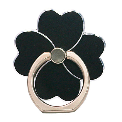 Metal Cell Phone Finger Ring Holder Rotatable Desktop Phone Stand, 5 Leaf Flower Oxidation Silver, 5 Leaf Flower Oxidation Black, 5 Leaf Flower Oxidation Rose Golden, 4 Leaf Grass Oxidation Silver, 4 Leaf Grass Oxidation Black                          ...