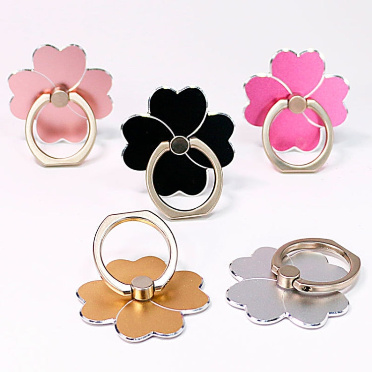 Metal Cell Phone Finger Ring Holder Rotatable Desktop Phone Stand, 5 Leaf Flower Oxidation Silver, 5 Leaf Flower Oxidation Black, 5 Leaf Flower Oxidation Rose Golden, 4 Leaf Grass Oxidation Silver, 4 Leaf Grass Oxidation Black                          ...
