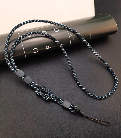 Dual-use Detachable Adjustment Mobile Phone Lanyard Anti-lost Wrist Rope, Light Brown, Black and Blue, Pink