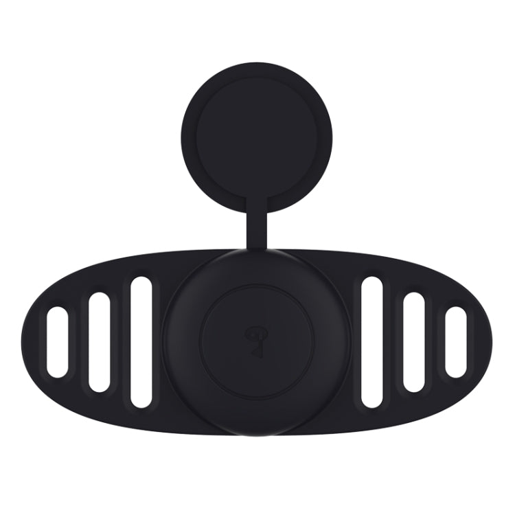 For Airtag Binaural Cover Waterproof Tracker Case Pet Collar Locator Silicone Cover, Black, White, Red, Pink, Yellow, Matcha Green, Light Purple, Violet Purple, Mint Green, Light Blue, Luminous Pink, Luminous Green, Luminous Blue