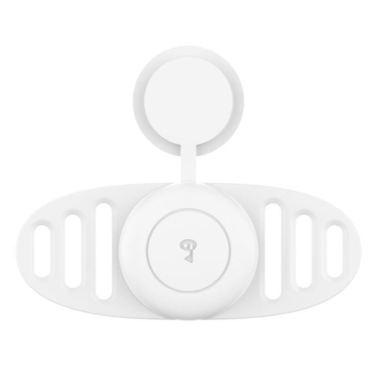 For Airtag Binaural Cover Waterproof Tracker Case Pet Collar Locator Silicone Cover, Black, White, Red, Pink, Yellow, Matcha Green, Light Purple, Violet Purple, Mint Green, Light Blue, Luminous Pink, Luminous Green, Luminous Blue