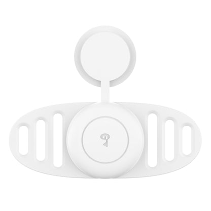 For Airtag Binaural Cover Waterproof Tracker Case Pet Collar Locator Silicone Cover, Black, White, Red, Pink, Yellow, Matcha Green, Light Purple, Violet Purple, Mint Green, Light Blue, Luminous Pink, Luminous Green, Luminous Blue