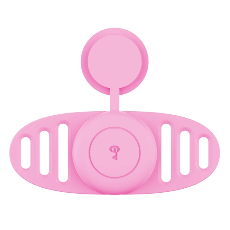 For Airtag Binaural Cover Waterproof Tracker Case Pet Collar Locator Silicone Cover, Black, White, Red, Pink, Yellow, Matcha Green, Light Purple, Violet Purple, Mint Green, Light Blue, Luminous Pink, Luminous Green, Luminous Blue