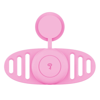 For Airtag Binaural Cover Waterproof Tracker Case Pet Collar Locator Silicone Cover, Black, White, Red, Pink, Yellow, Matcha Green, Light Purple, Violet Purple, Mint Green, Light Blue, Luminous Pink, Luminous Green, Luminous Blue