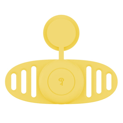 For Airtag Binaural Cover Waterproof Tracker Case Pet Collar Locator Silicone Cover, Black, White, Red, Pink, Yellow, Matcha Green, Light Purple, Violet Purple, Mint Green, Light Blue, Luminous Pink, Luminous Green, Luminous Blue