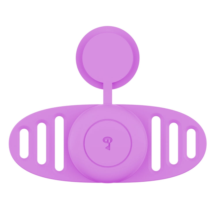 For Airtag Binaural Cover Waterproof Tracker Case Pet Collar Locator Silicone Cover, Black, White, Red, Pink, Yellow, Matcha Green, Light Purple, Violet Purple, Mint Green, Light Blue, Luminous Pink, Luminous Green, Luminous Blue