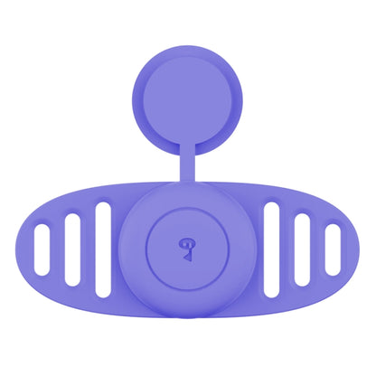 For Airtag Binaural Cover Waterproof Tracker Case Pet Collar Locator Silicone Cover, Black, White, Red, Pink, Yellow, Matcha Green, Light Purple, Violet Purple, Mint Green, Light Blue, Luminous Pink, Luminous Green, Luminous Blue