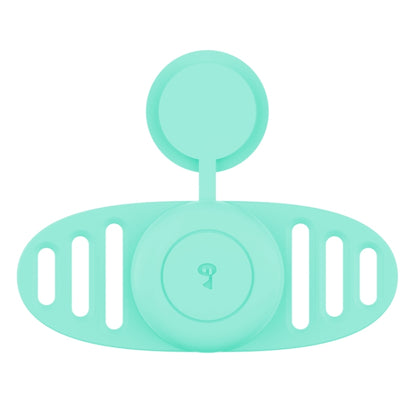 For Airtag Binaural Cover Waterproof Tracker Case Pet Collar Locator Silicone Cover, Black, White, Red, Pink, Yellow, Matcha Green, Light Purple, Violet Purple, Mint Green, Light Blue, Luminous Pink, Luminous Green, Luminous Blue