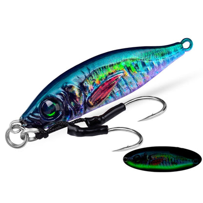 Leurre de pêche PROBEROS LF136, imitation appât 3D peint au pistolet, longue portée, eau douce, pour la pêche des fauvettes et achigans. Poids : 40g, 60g, 30g, 80g