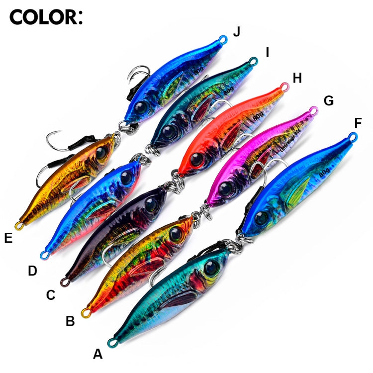 Leurre de pêche PROBEROS LF136, imitation appât 3D peint au pistolet, longue portée, eau douce, pour la pêche des fauvettes et achigans. Poids : 40g, 60g, 30g, 80g